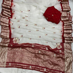 HO Silk Zari Saree