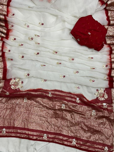 HO Silk Zari Saree