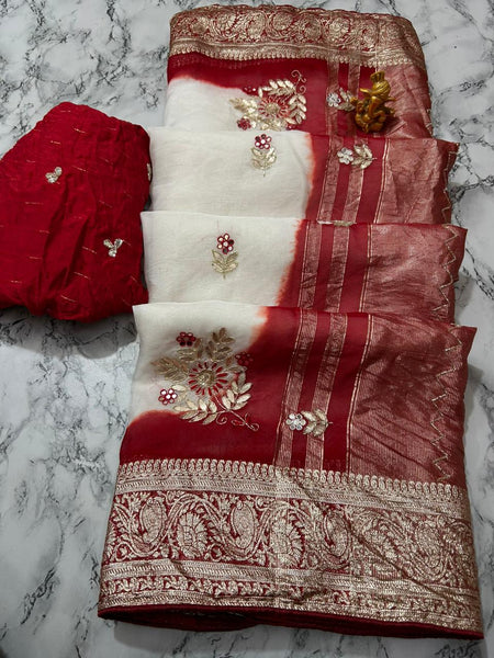 HO Silk Zari Saree