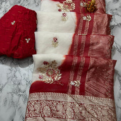 HO Silk Zari Saree