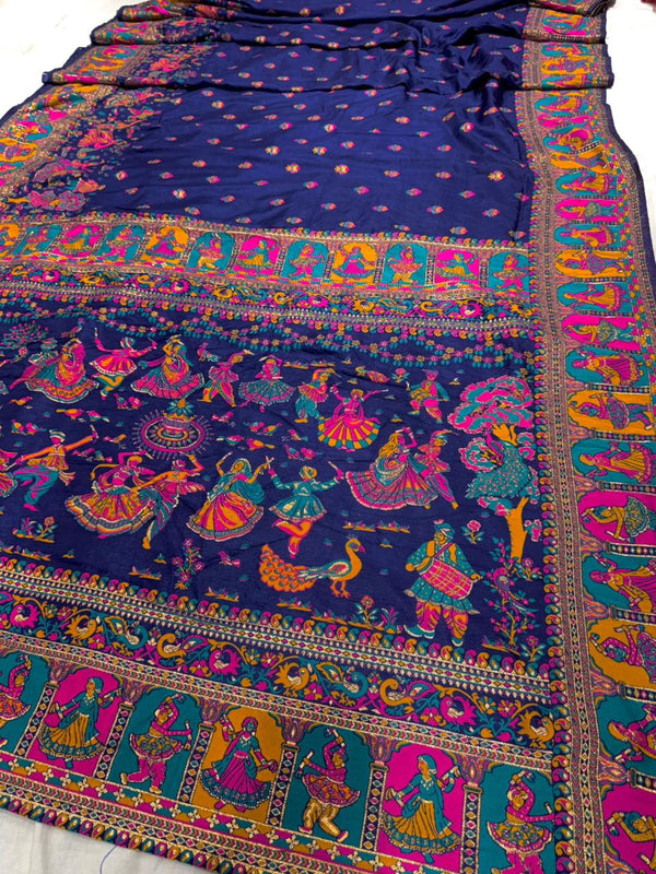Pashmina Banarsi Rasleela saree