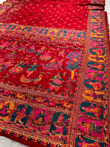 Pashmina Banarsi Rasleela saree