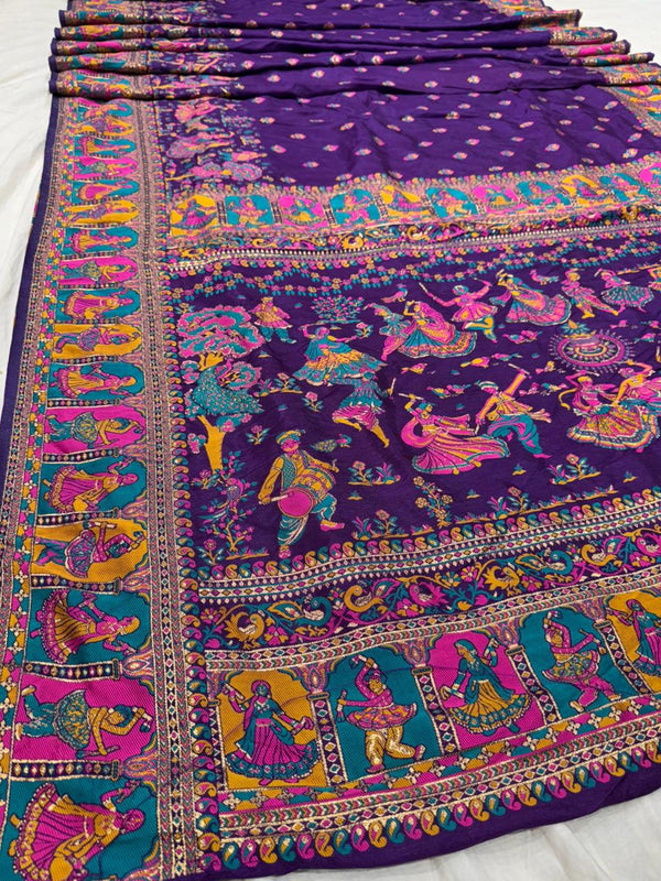 Pashmina Banarsi Rasleela saree