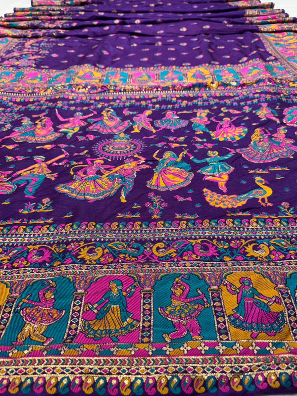 Pashmina Banarsi Rasleela saree