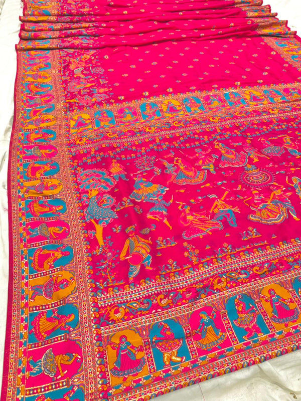 Pashmina Banarsi Rasleela saree