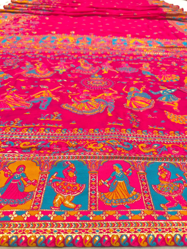 Pashmina Banarsi Rasleela saree