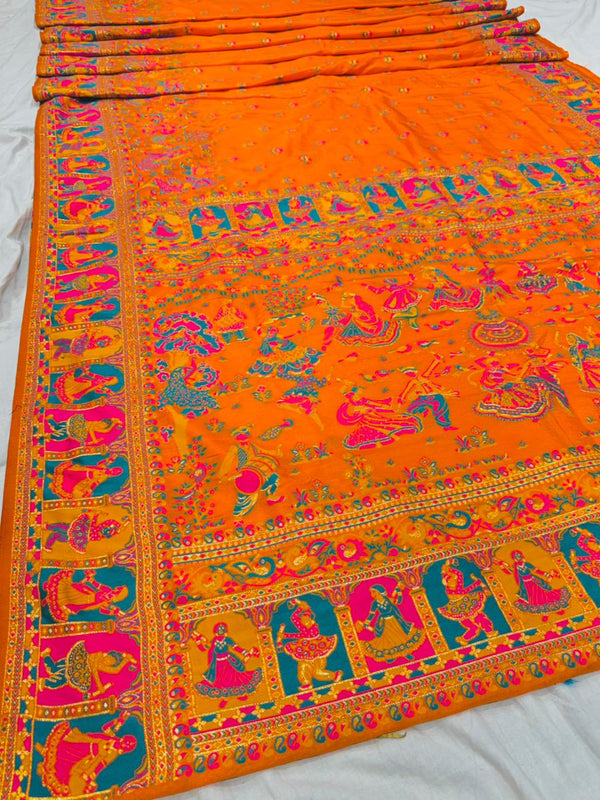 Pashmina Banarsi Rasleela saree