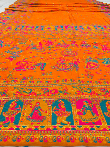 Pashmina Banarsi Rasleela saree