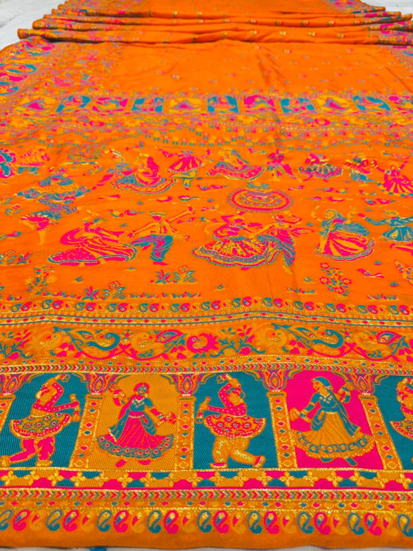 Pashmina Banarsi Rasleela saree