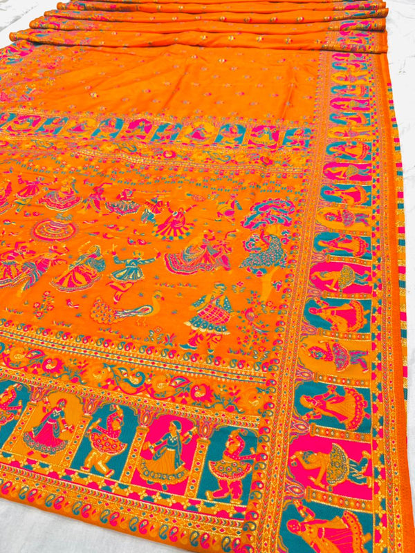 Pashmina Banarsi Rasleela saree
