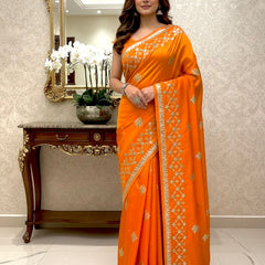 HO Silk Zari Work Saree