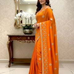 HO Silk Zari Work Saree