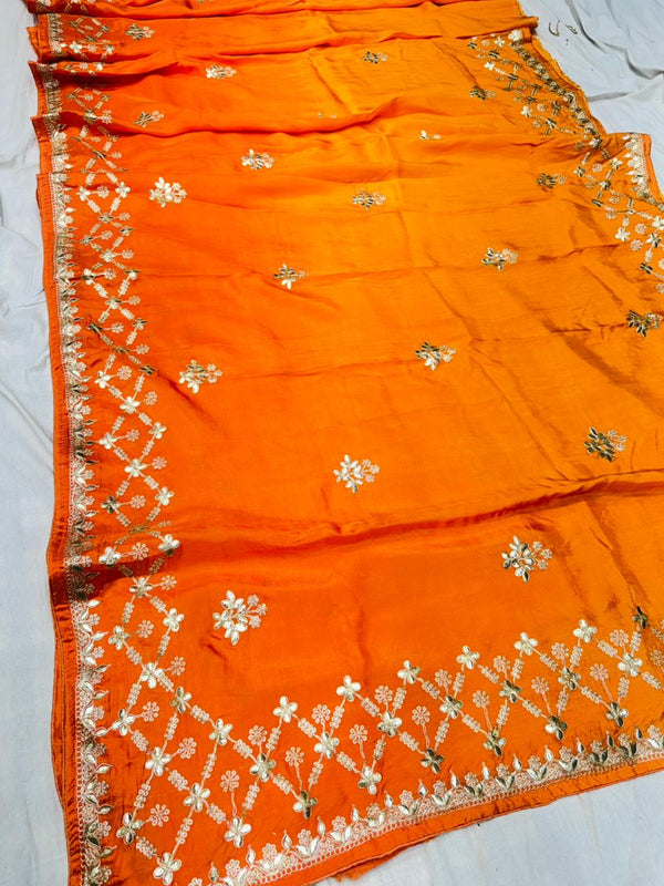 HO Silk Zari Work Saree