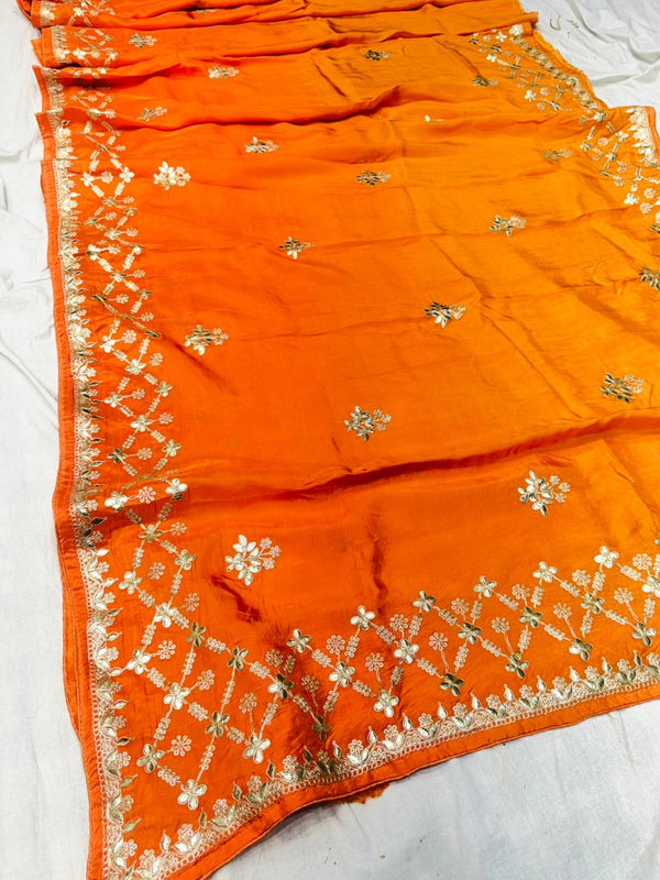 HO Silk Zari Work Saree