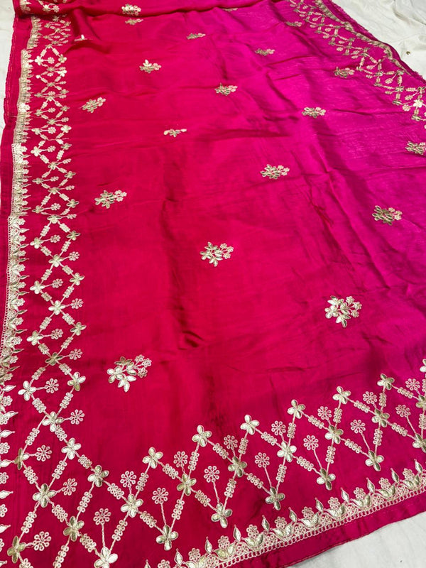 HO Silk Zari Work Saree