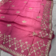HO Silk Zari Work Saree