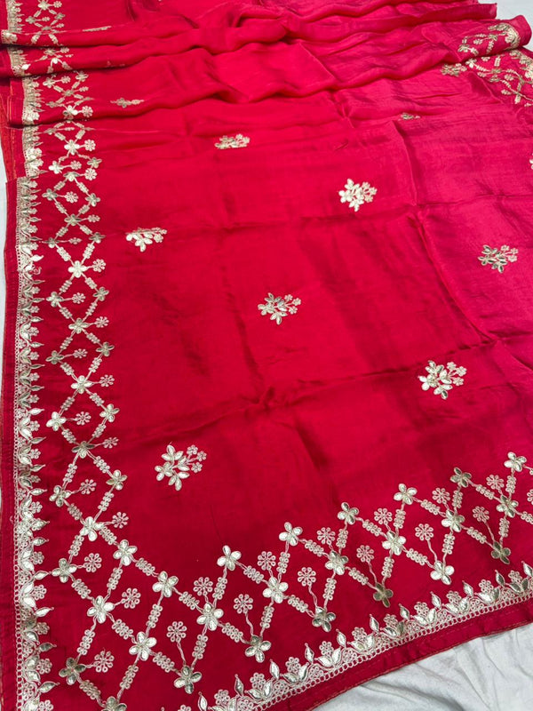 HO Silk Zari Work Saree