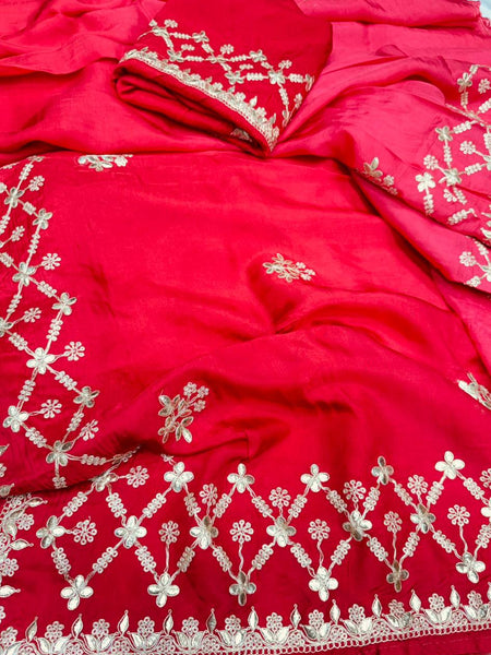 HO Silk Zari Work Saree