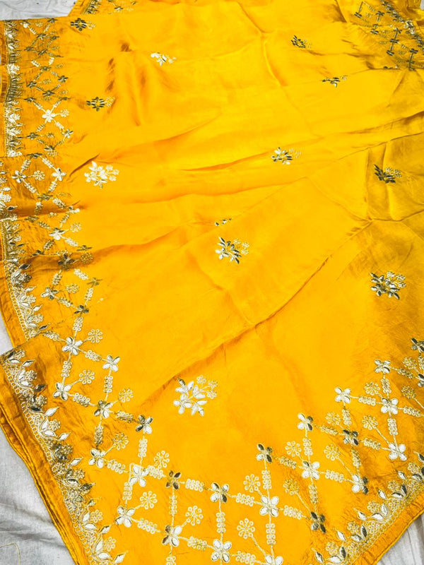 HO Silk Zari Work Saree