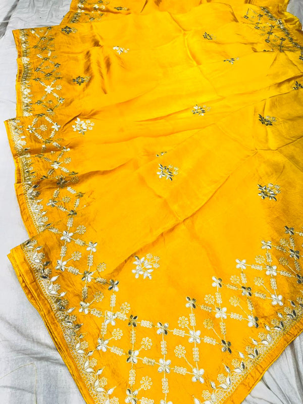 HO Silk Zari Work Saree