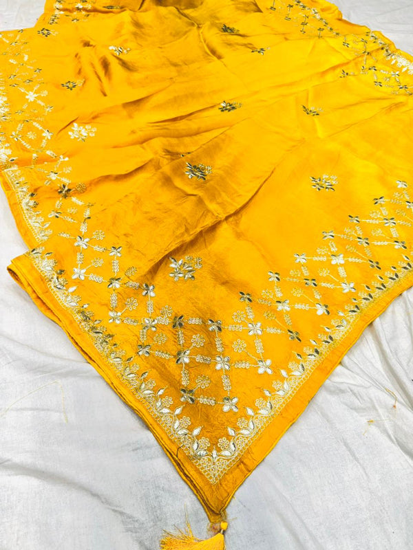 HO Silk Zari Work Saree