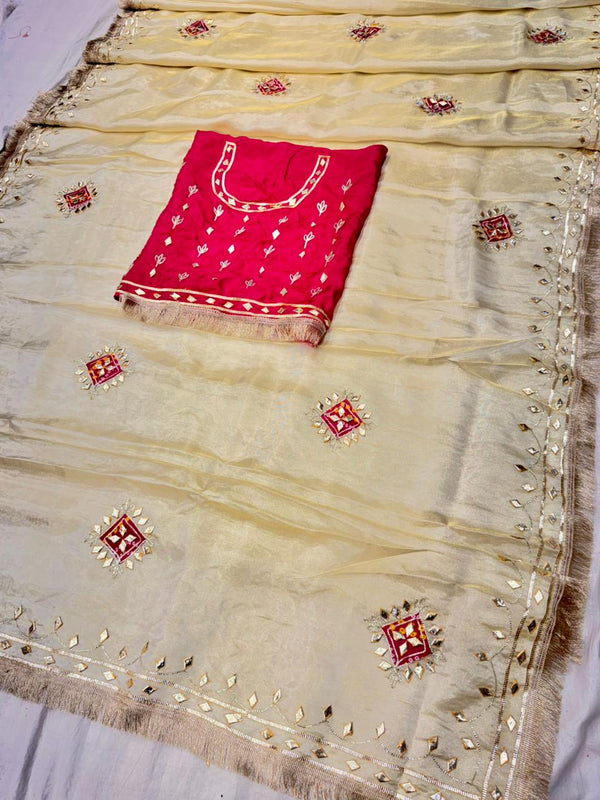 Frendi Silk Rajputana Saree