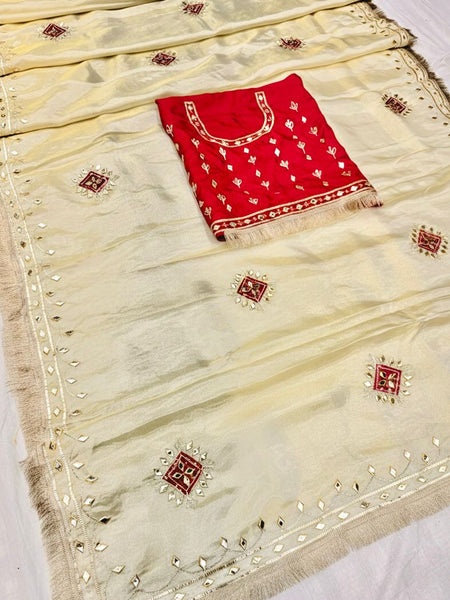 Frendi Silk Rajputana Saree