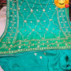 Semi Chiffon Gota Patti Saree