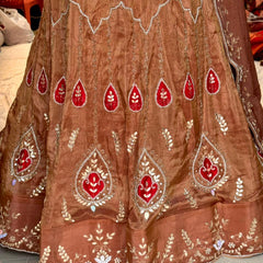 Cosmos Tissue Gota Patti Lehenga