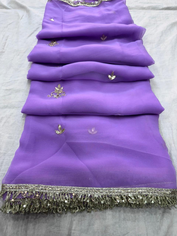 Georgette Boota Saree