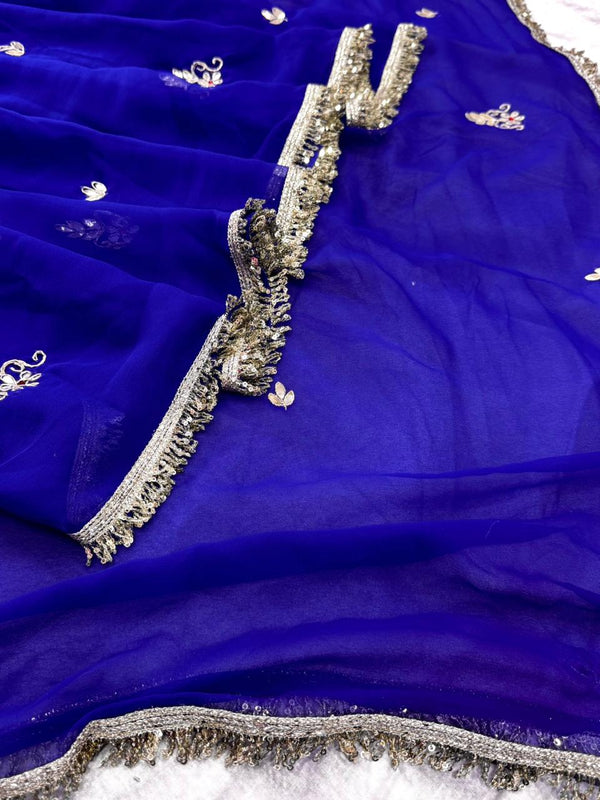 Georgette Boota Saree