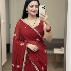 Georgette Boota Saree