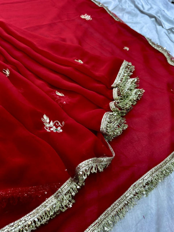 Georgette Boota Saree