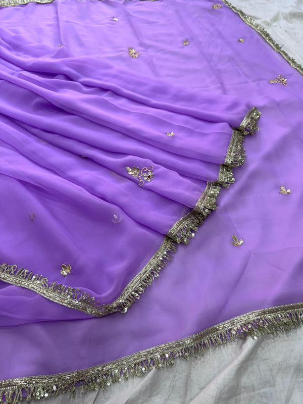 Georgette Boota Saree