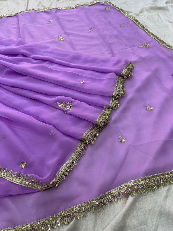 Georgette Boota Saree