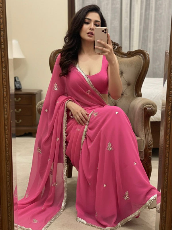 Georgette Boota Saree