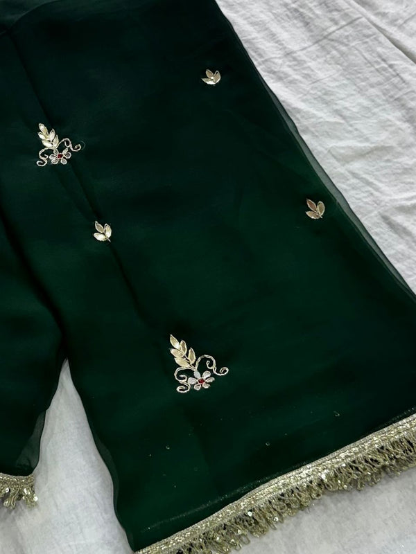 Georgette Boota Saree
