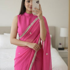 Georgette Boota Saree