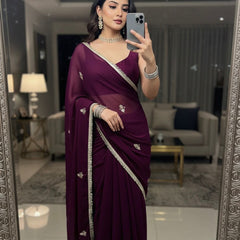 Georgette Boota Saree