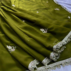 Georgette Boota Saree