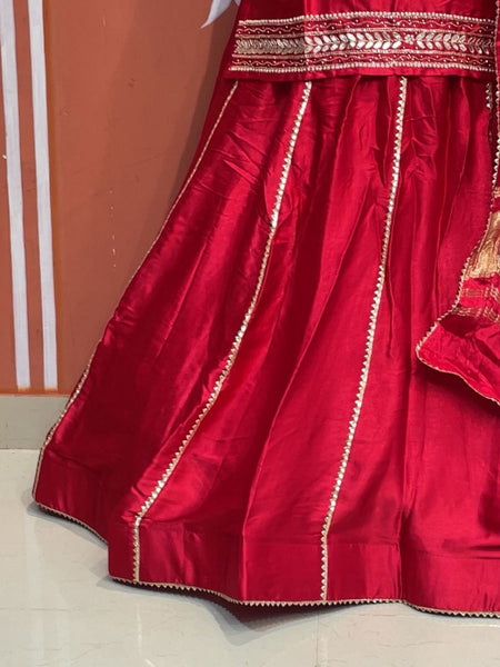 Pure Gazi Kurti with Skirt and Dupatta