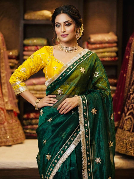 Frendi Silk Saree with Aangi Blouse