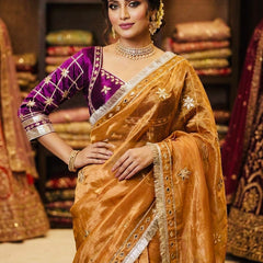Frendi Silk Saree with Aangi Blouse