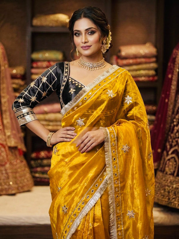 Frendi Silk Saree with Aangi Blouse