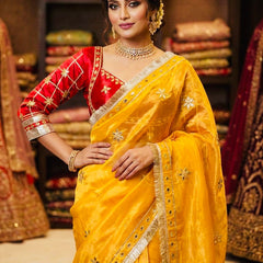 Frendi Silk Saree with Aangi Blouse
