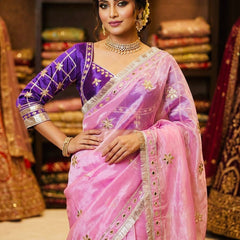 Frendi Silk Saree with Aangi Blouse