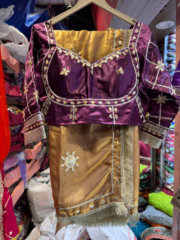 Frendi Silk Saree with Aangi Blouse