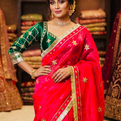 Frendi Silk Saree with Aangi Blouse