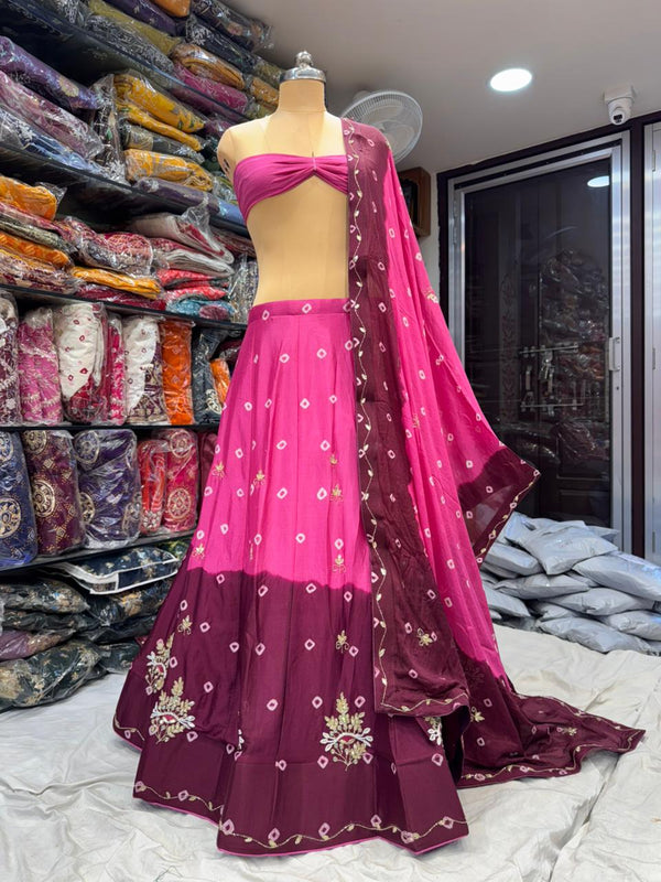 Chinon Bhandej Lehenga