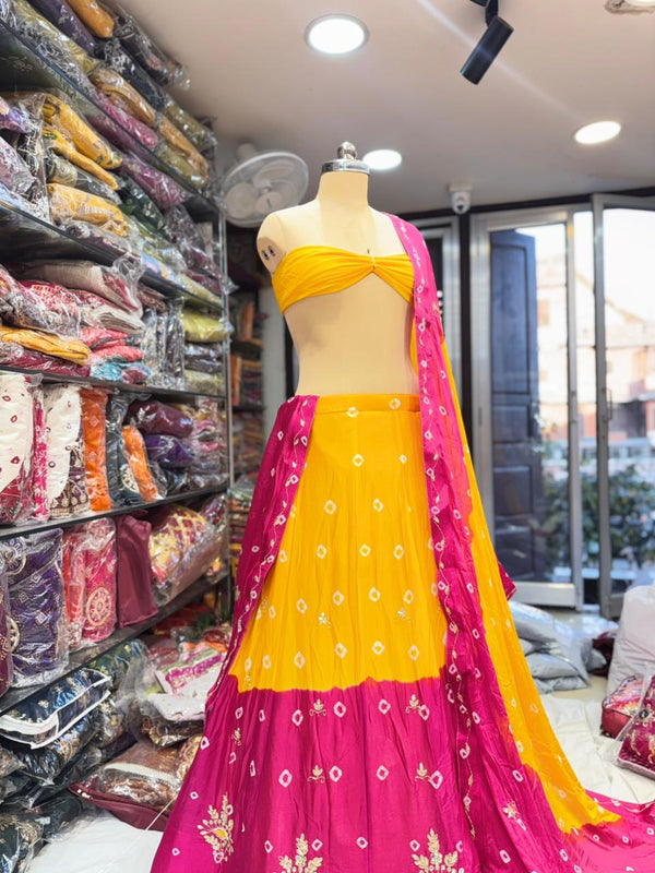 Chinon Bhandej Lehenga